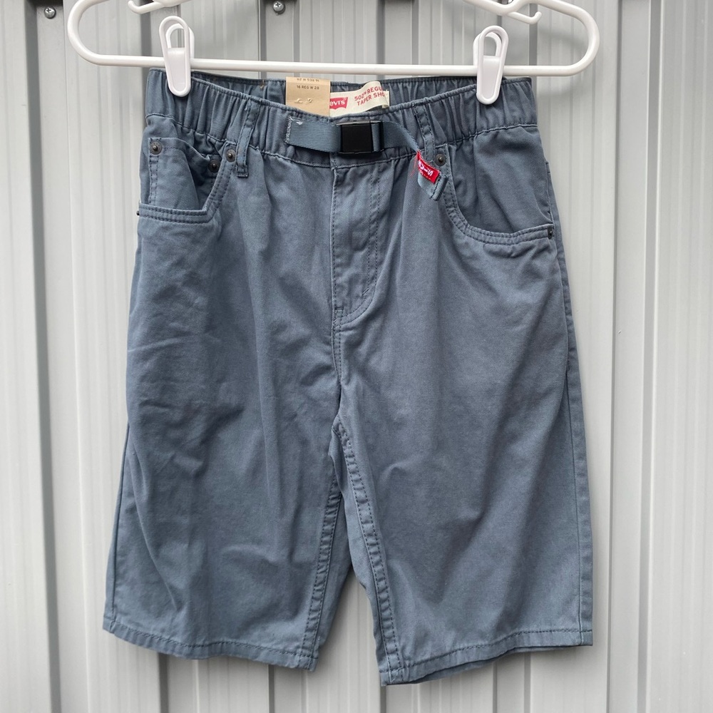 LEVIS Big Boys Shorts 502 Regular Tapered Fit Twill Camp